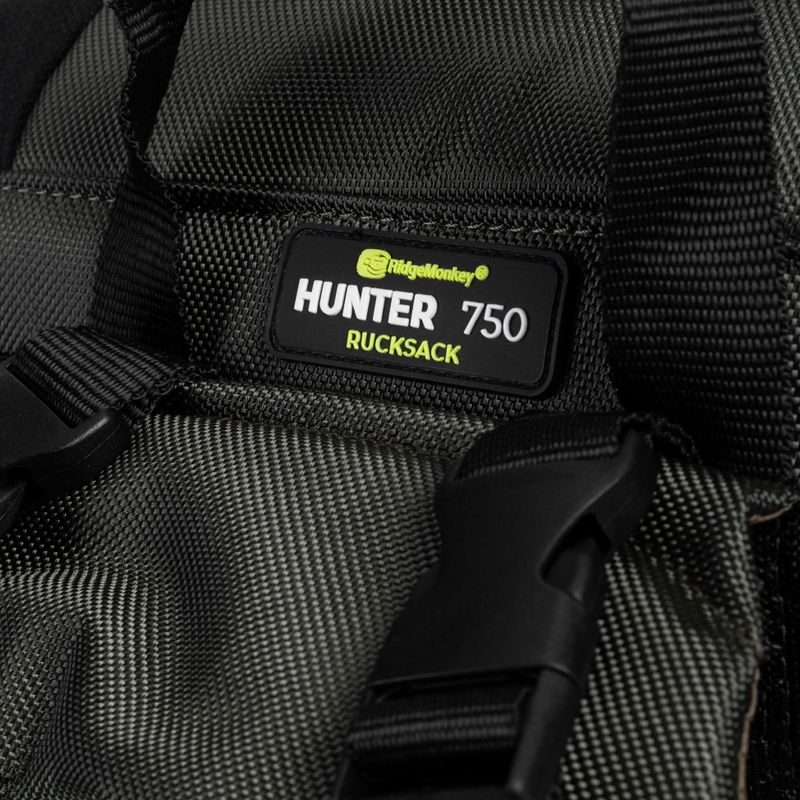 Plecak na łódkę zanętową RidgeMonkey Hunter 750 Rucksack zielony RM505 5