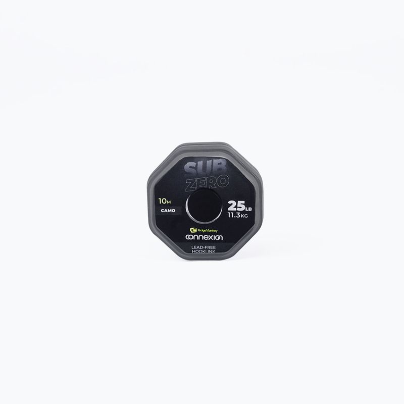Plecionka przyponowa karpiowa Ridge Monkey Connexion Subzero Lead Free Hooklink zielona RMT322
