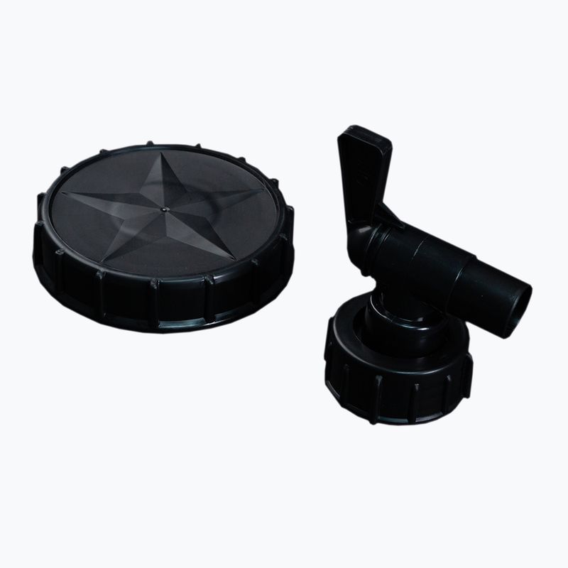 Prysznic biwakowy RidgeMonkey Outdoor Power Shower Full Kit z kanistrem czarny RM OPWS FK 4
