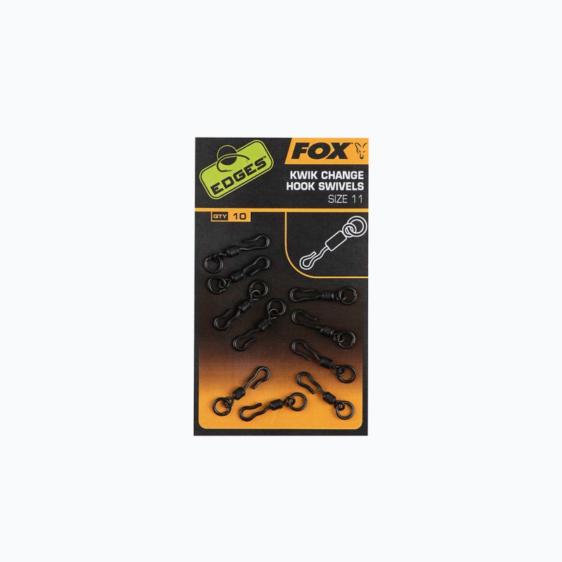 Krętliki karpiowe Fox International Edges Kwik Change Hook Swivels 2