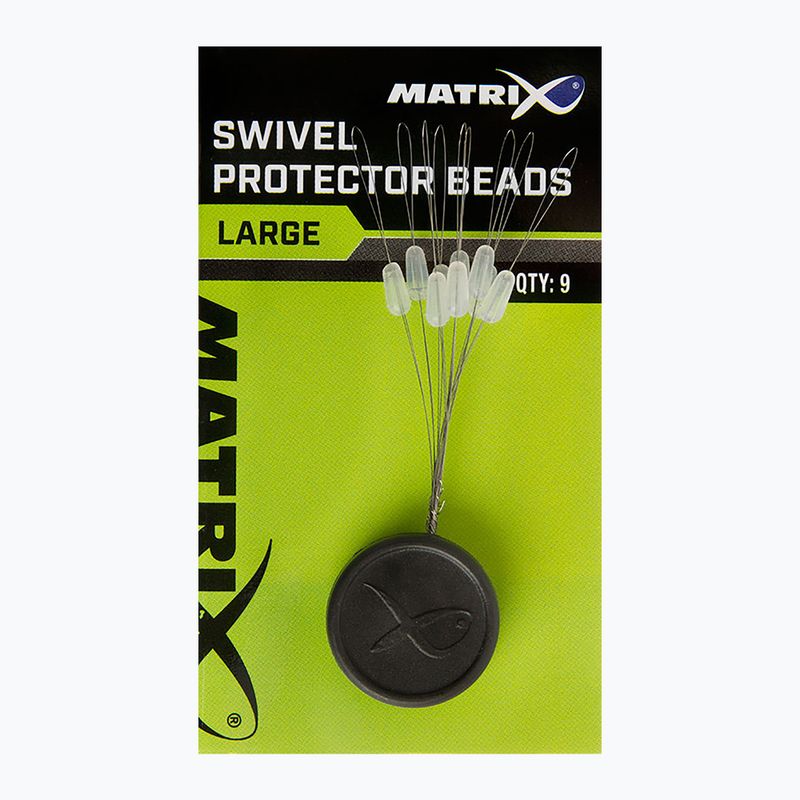 Stopery na żyłkę Matrix Swivel Protector Beads 9 szt. clear
