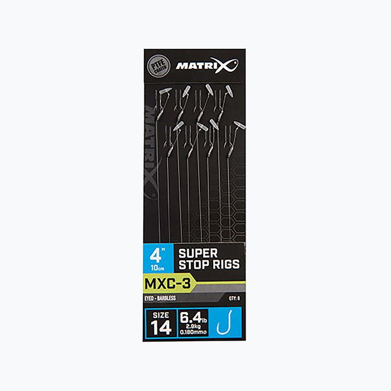 Przypony do methody Matrix MXC-3 Barbless Super Stop 8 szt.