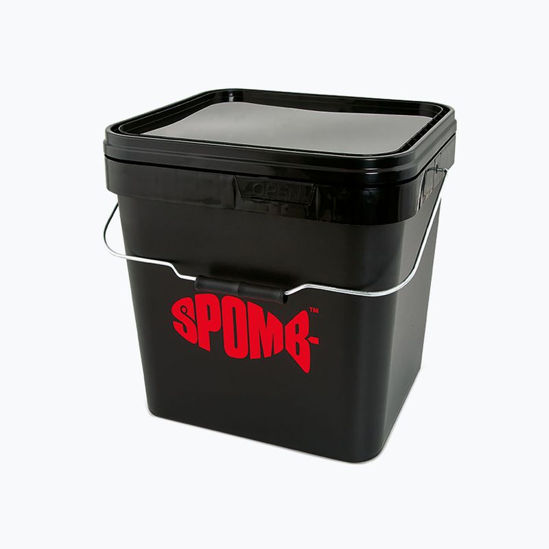 Wiaderko wędkarskie Spomb Square Bucket black