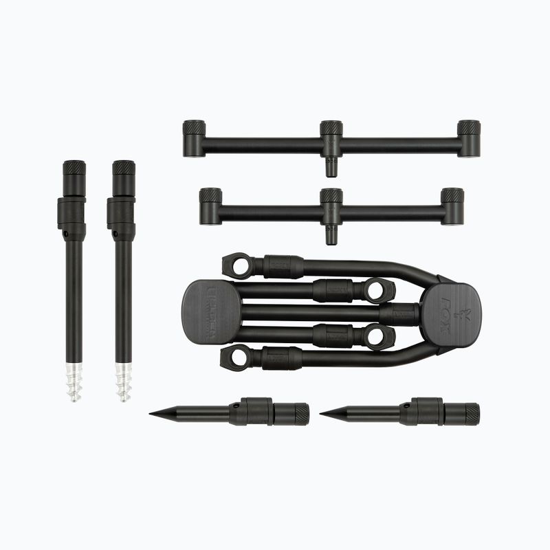 Stojak na 3 wędki Fox International Black Label QR Pod complete black 2