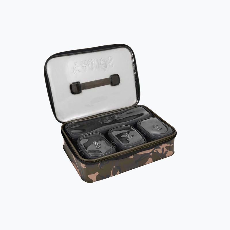 Zestaw pokrowców na akcesoria Fox International Aquos Camolite Accessory Bag System camo
