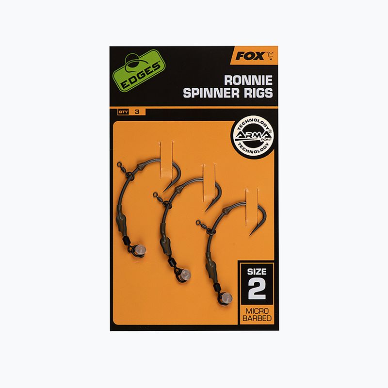 Przypony karpiowe Fox International Edges Ronnie Medium Curve 3 szt.