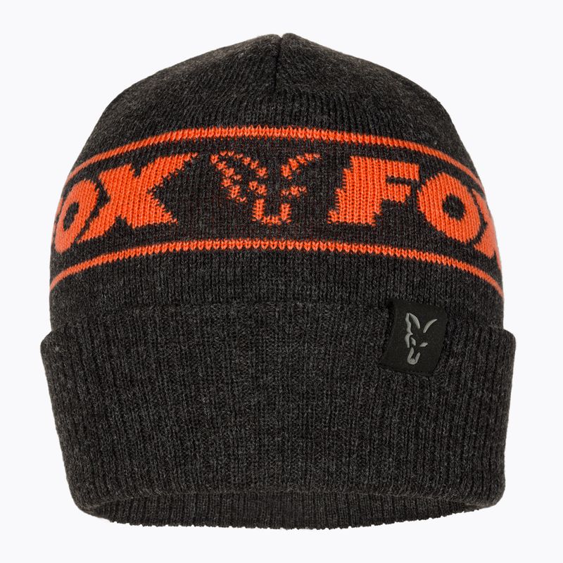 Czapka zimowa Fox International Collection Beanie 2023 black/orange 2