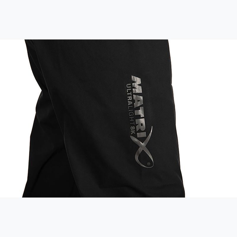 Spodnie wędkarskie Matrix Ultra-Light Salopettes black 7