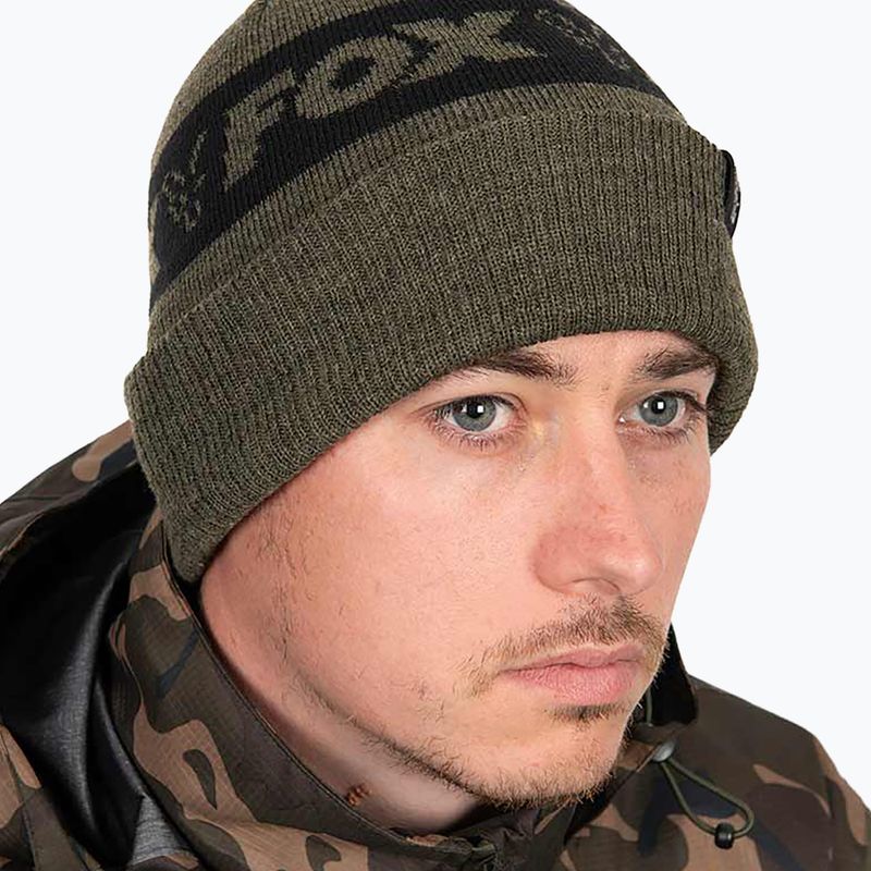 Czapka zimowa Fox International Collection Beanie green/black
