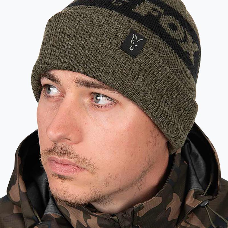 Czapka zimowa Fox International Collection Beanie green/black 2