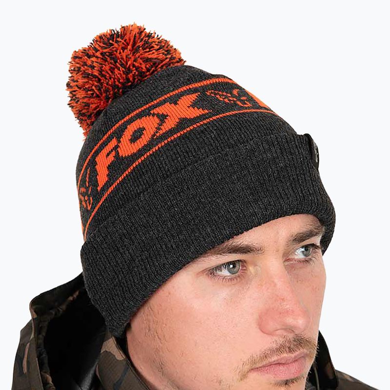 Czapka zimowa Fox International Collection Bobble black/orange 6