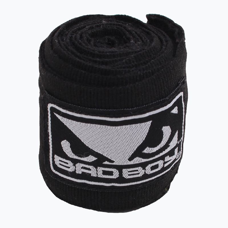 Bandaże bokserskie Bad Boy 300 cm black/white