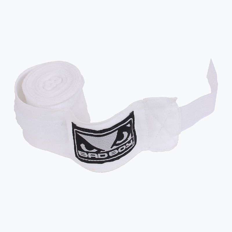 Bandaże bokserskie Bad Boy 300 cm white/black