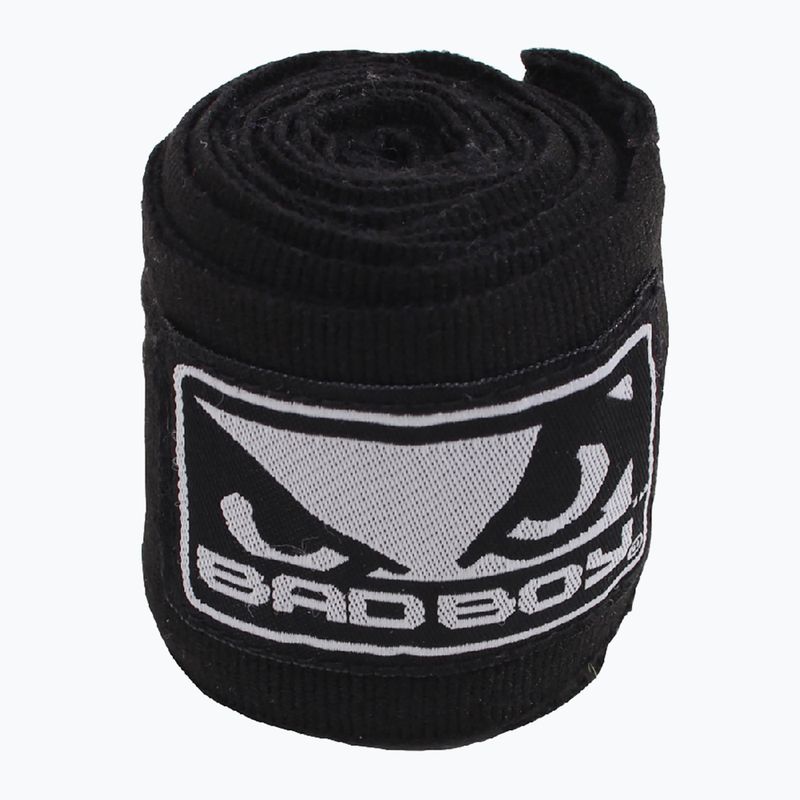 Bandaże bokserskie Bad Boy 450 cm black/white