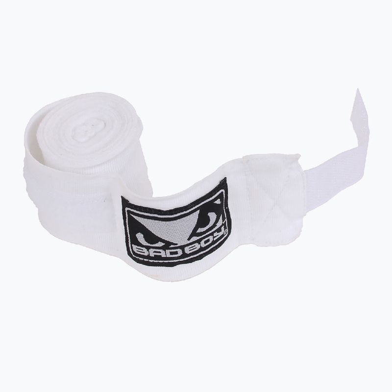 Bandaże bokserskie Bad Boy 450 cm white/black