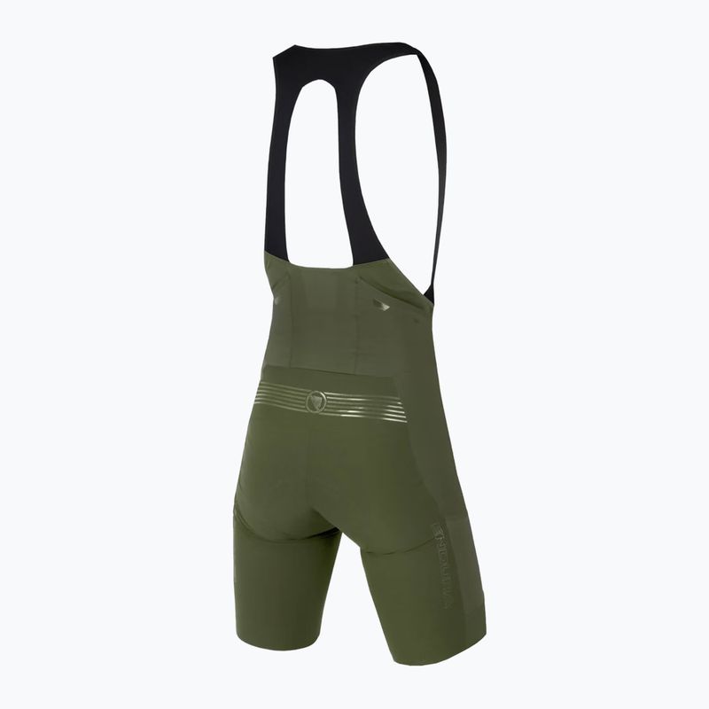 Spodenki rowerowe męskie Endura GV500 Reiver Bibshort olive green 6