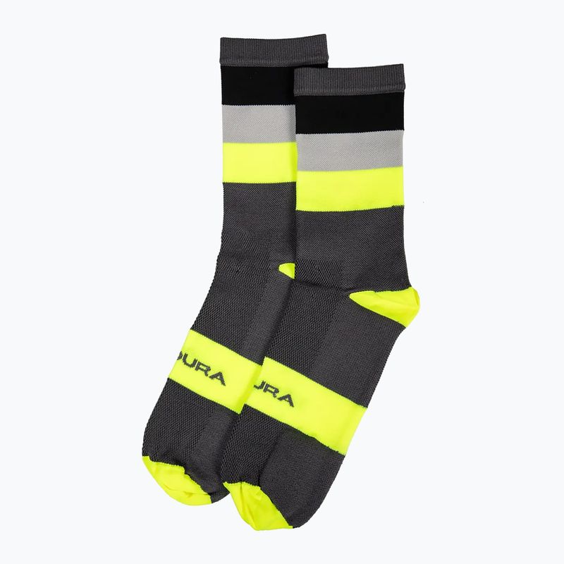 Skarpety rowerowe Endura Bandwidth hi-viz yellow