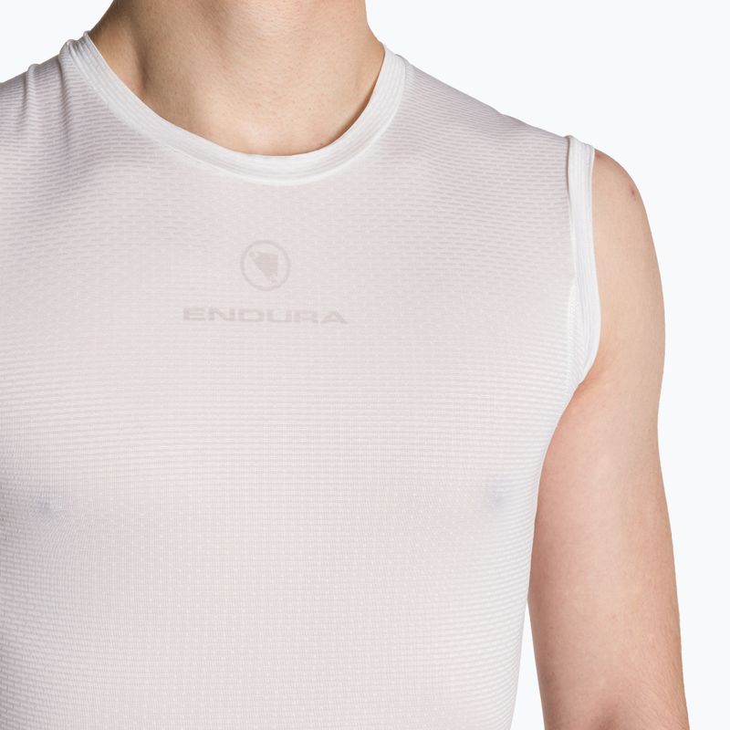 Tank top rowerowy męski Endura Translite II S'less white 3