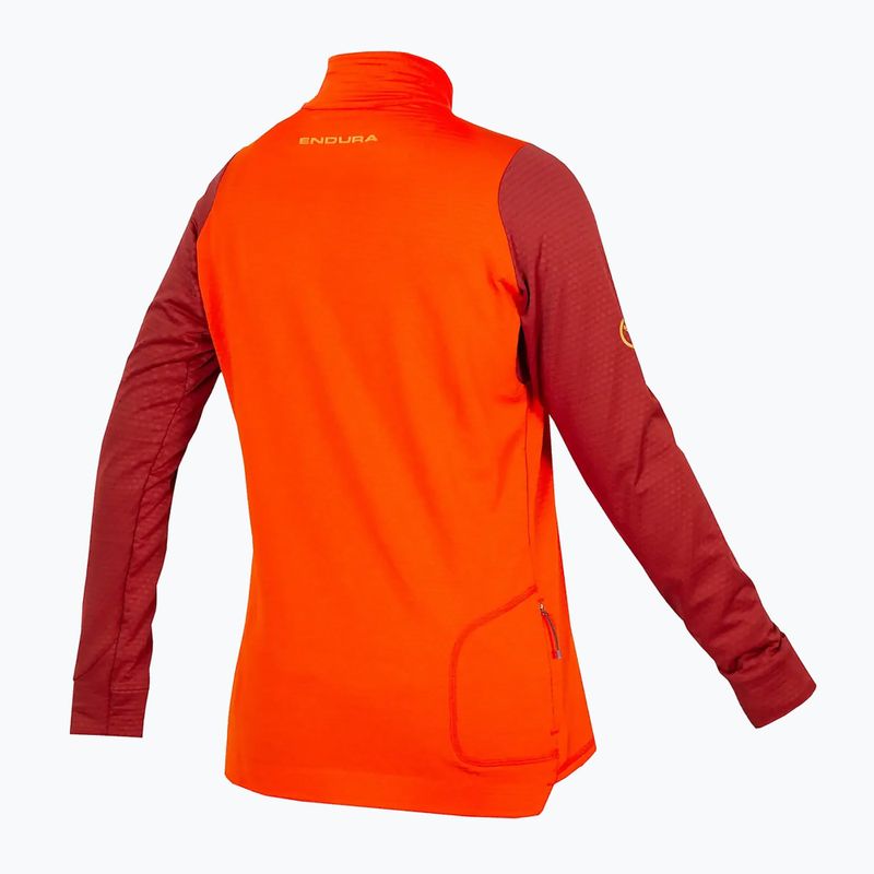 Longsleeve rowerowy damski Endura Singletrack Fleece W paprika 2