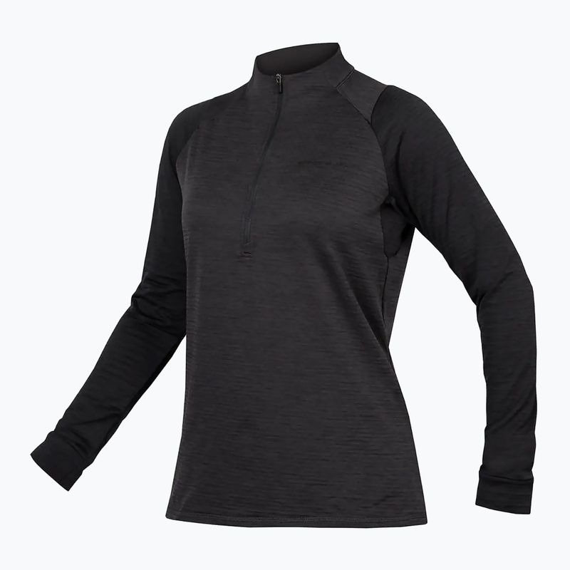 Longsleeve rowerowy damski Endura Singletrack Fleece W black