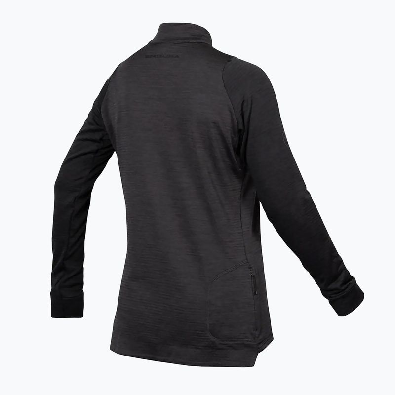 Longsleeve rowerowy damski Endura Singletrack Fleece black 2