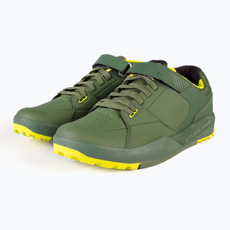 Buty rowerowe platformy męskie Endura MT500 Burner Flat forest green 8