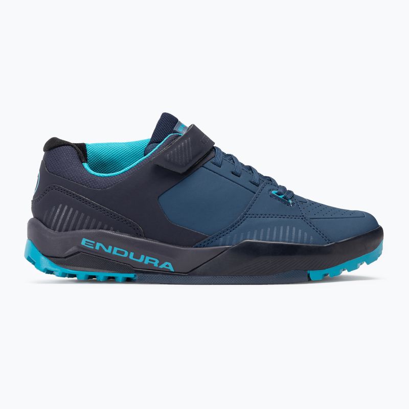 Buty rowerowe platformy męskie Endura MT500 Burner Flat navy 2