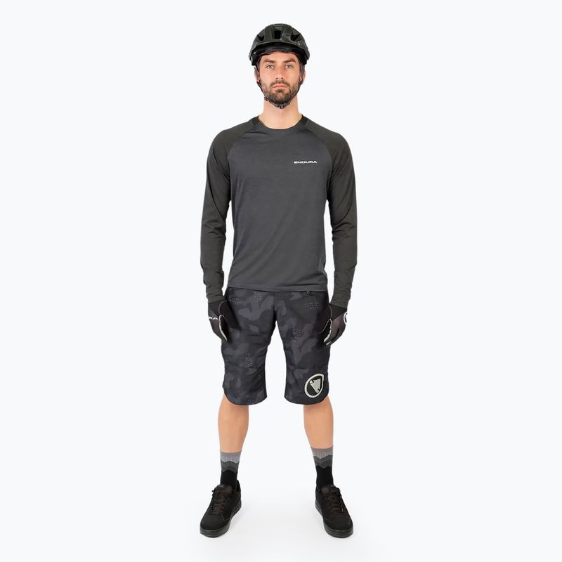 Longsleeve rowerowy męski Endura Singletrack pewter 2