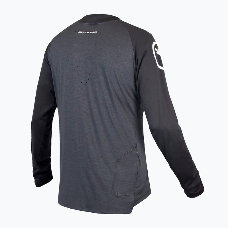 Longsleeve rowerowy męski Endura Singletrack pewter 9