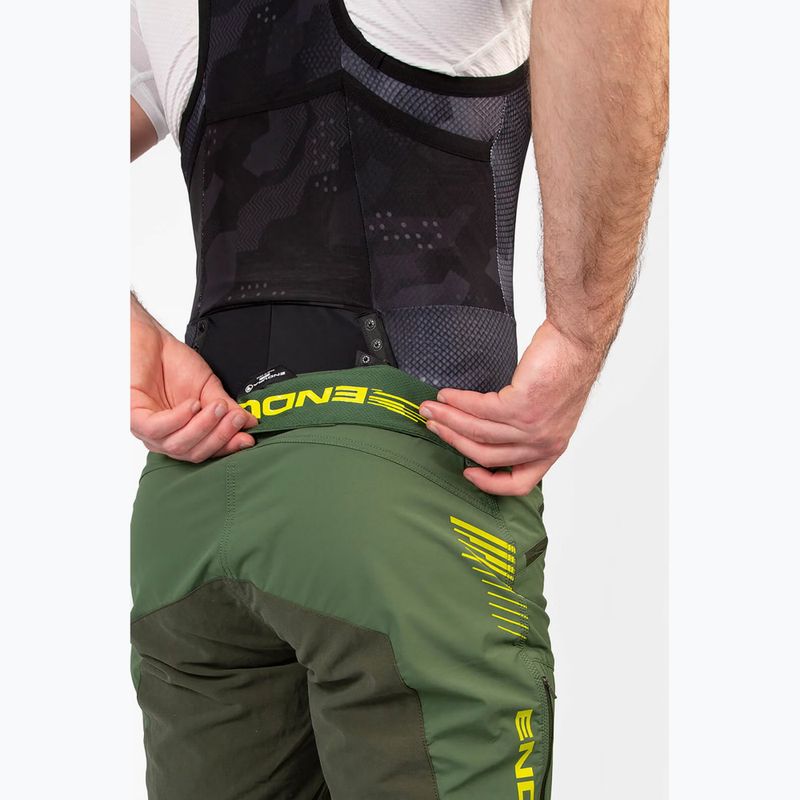 Spodenki rowerowe męskie Endura Singletrack Liner Bibshort black 7