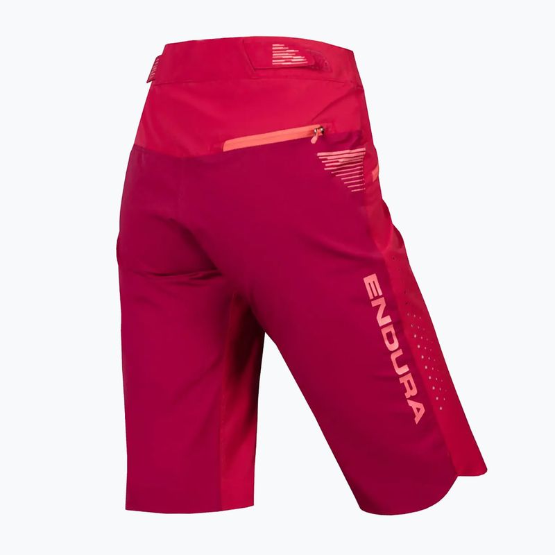 Spodenki rowerowe damskie Endura Singletrack Lite Short Sht W berry 2