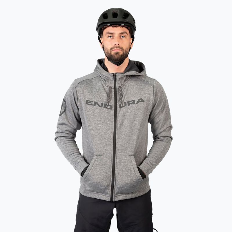 Bluza rowerowa męska Endura Hummvee Hoodie grey