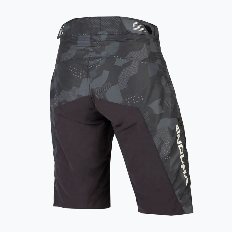 Spodenki rowerowe męskie Endura Singletrack II Short black camo 7