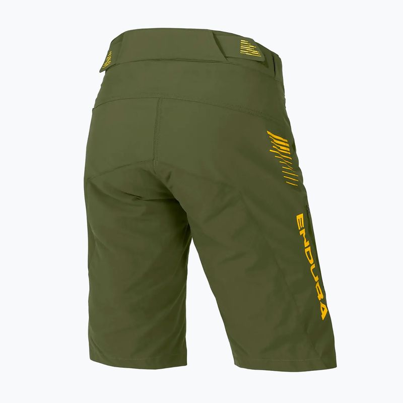 Spodenki rowerowe męskie Endura Singletrack II Short olive green 7