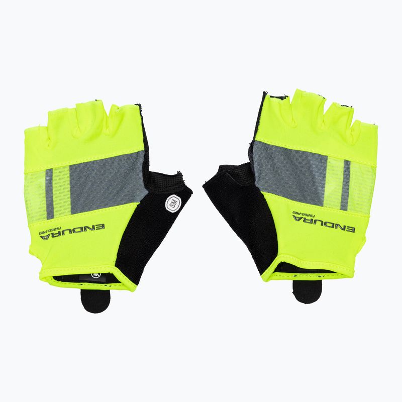 Rękawiczki rowerowe męskie Endura FS260-Pro Aerogel hi-viz yellow 3