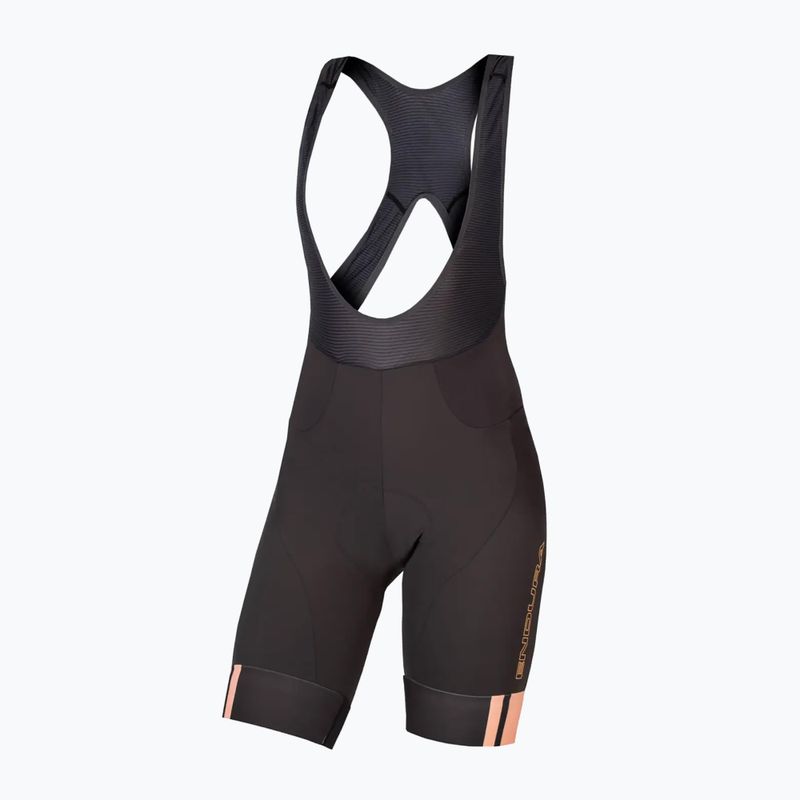 Spodenki rowerowe damskie Endura FS260-Pro DS Bibshort W neon peach