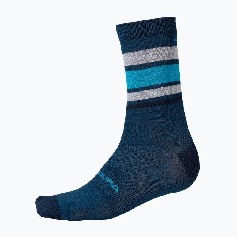 Skarpety Endura BaaBaa Merino Stripe blueberry