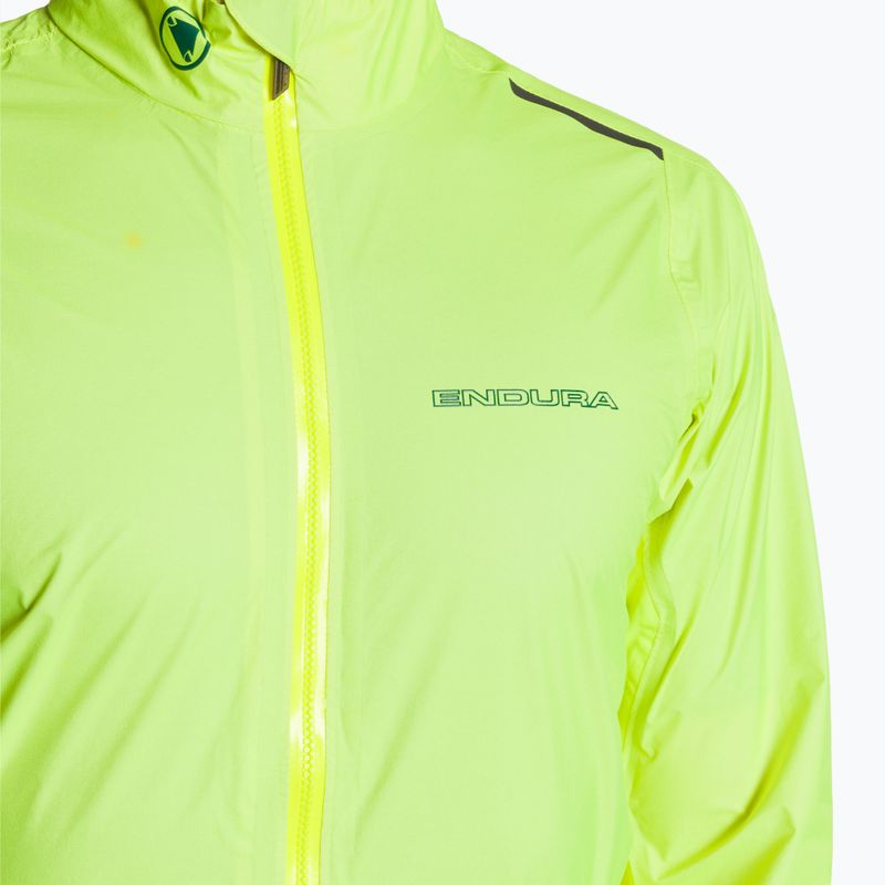 Kurtka rowerowa męska Endura Pro SL Waterproof hi-viz yellow 3