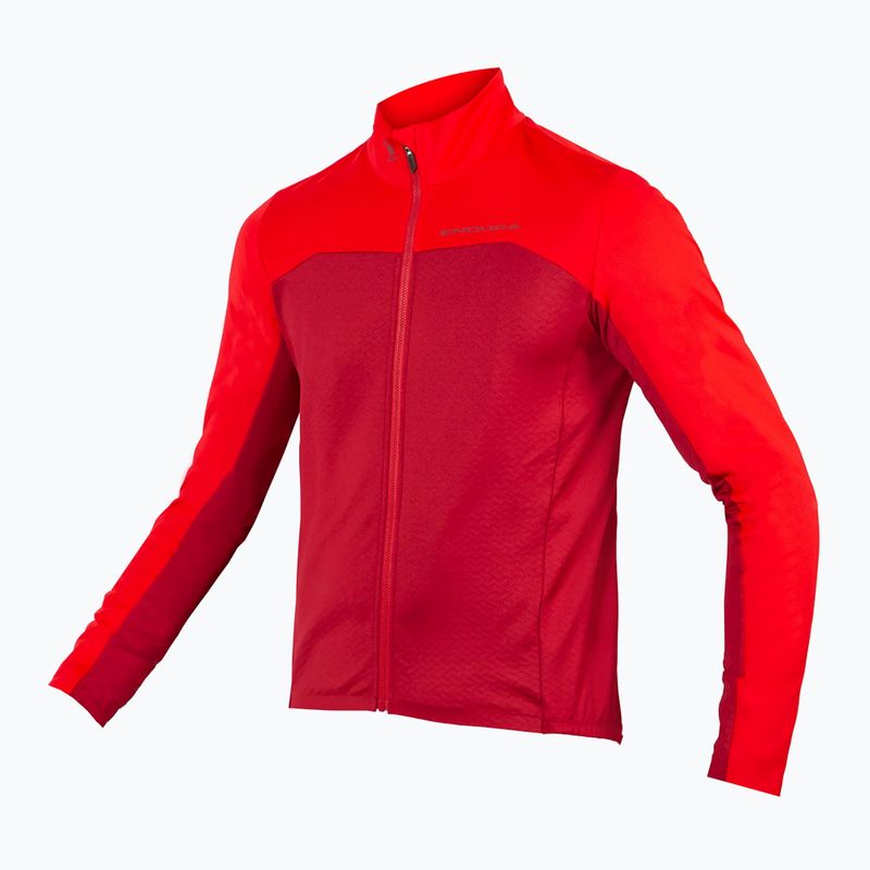 Bluza rowerowa męska Endura FS260-Pro Roubaix rust red 5