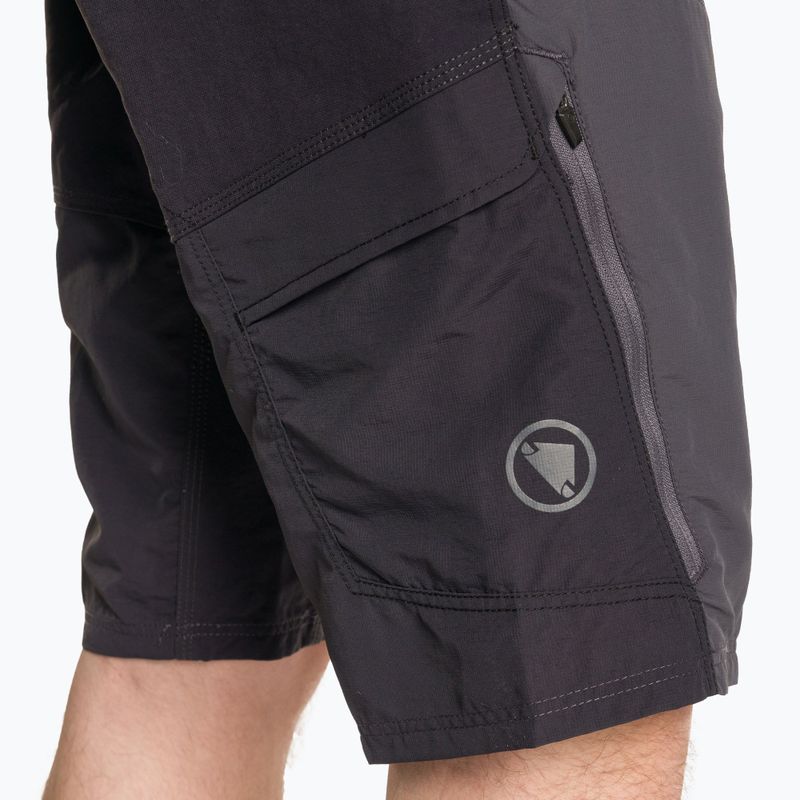 Spodenki rowerowe męskie Endura Hummvee Short grey 4