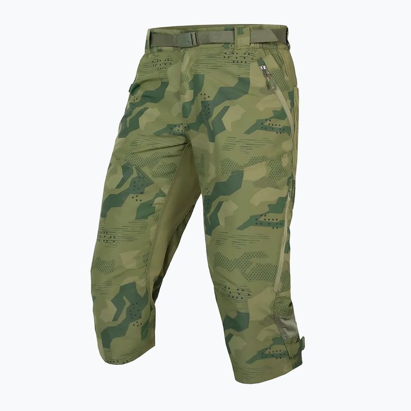 Spodenki rowerowe męskie Endura Hummvee 3/4 olive camo 7