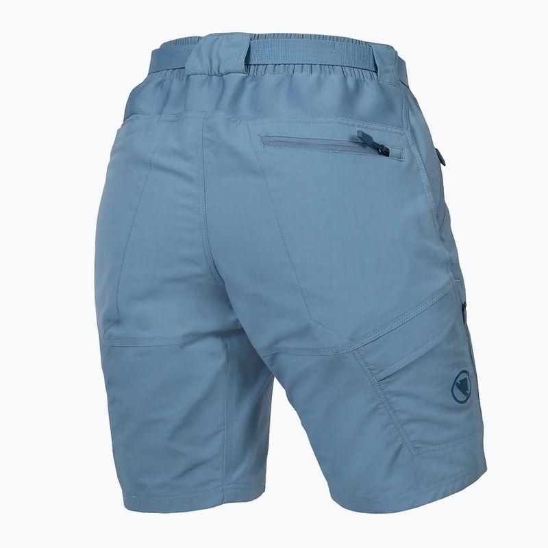 Spodenki rowerowe damskie Endura Hummvee Short blue steel 2