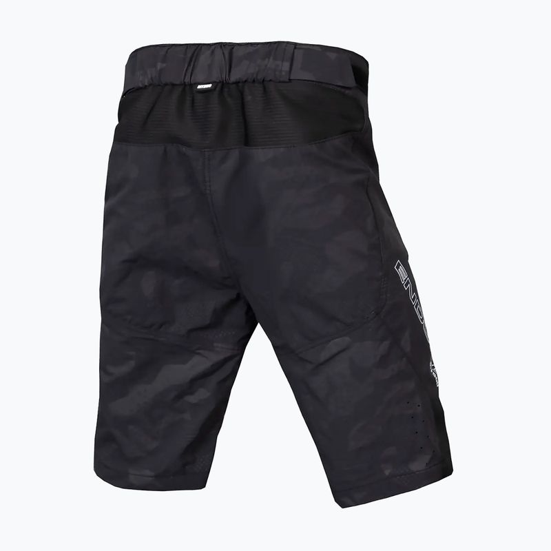 Spodenki rowerowe dziecięce Endura MT500 Burner Short Jr black camo 5