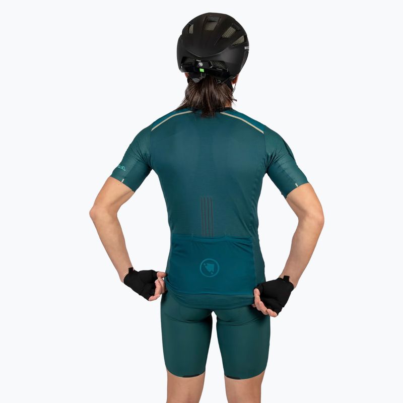 Spodenki rowerowe męskie Endura Pro SL EGM Bibshort SL deep teal 10