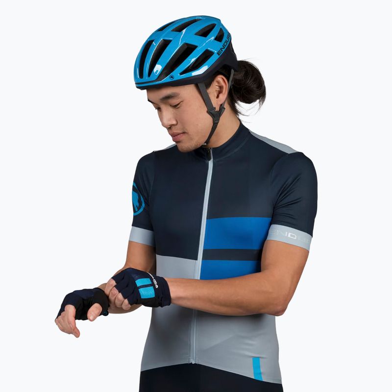 Koszulka rowerowa męska Endura FS260 Print ink blue 4