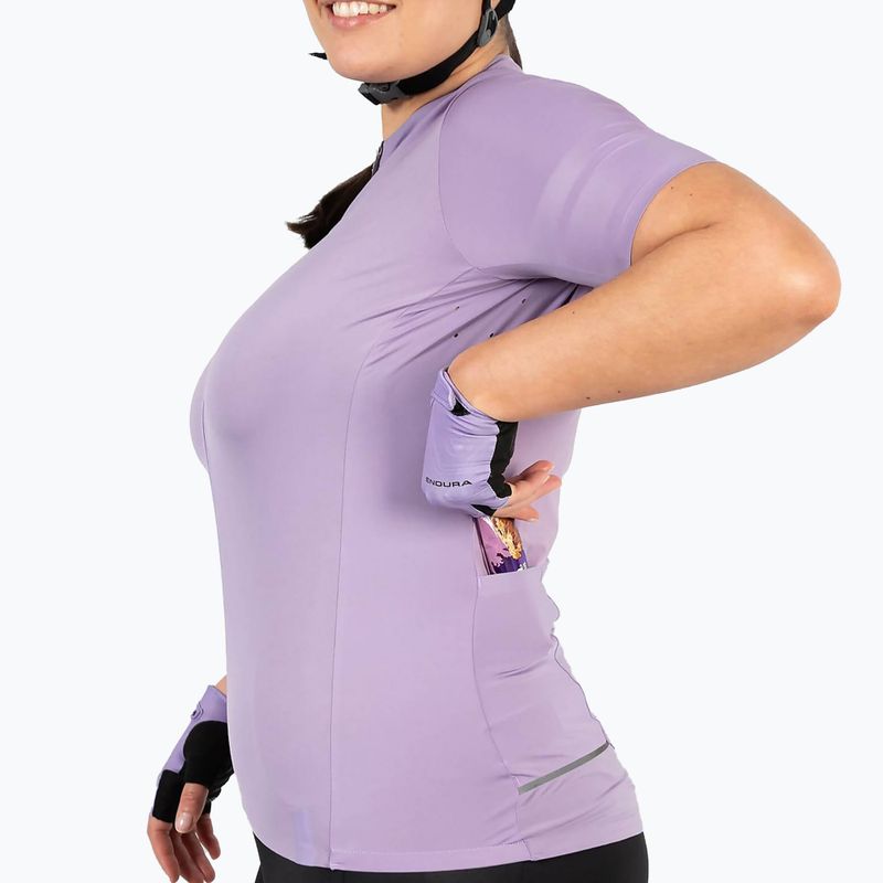 Koszulka rowerowa damska Endura Pro SL II W violet 7