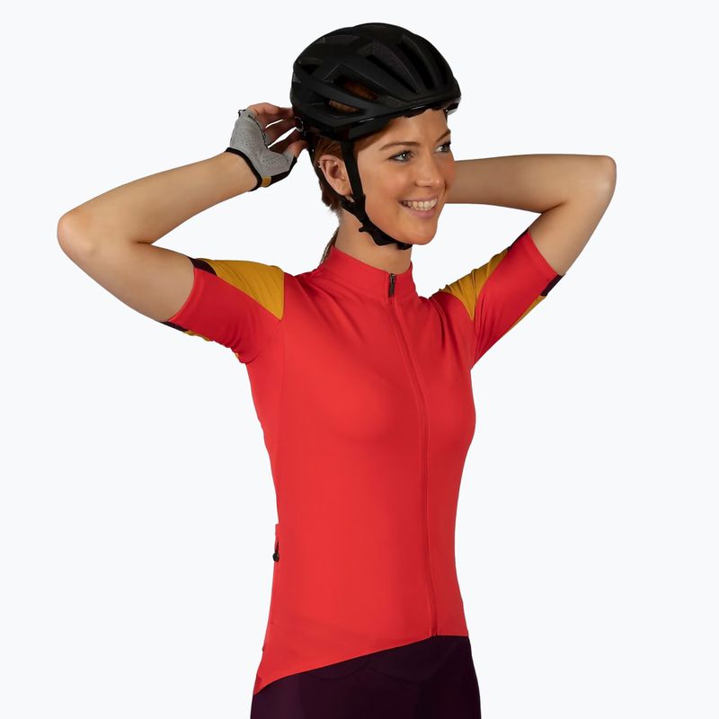 Koszulka rowerowa damska Endura FS260 II W pomegranate 4