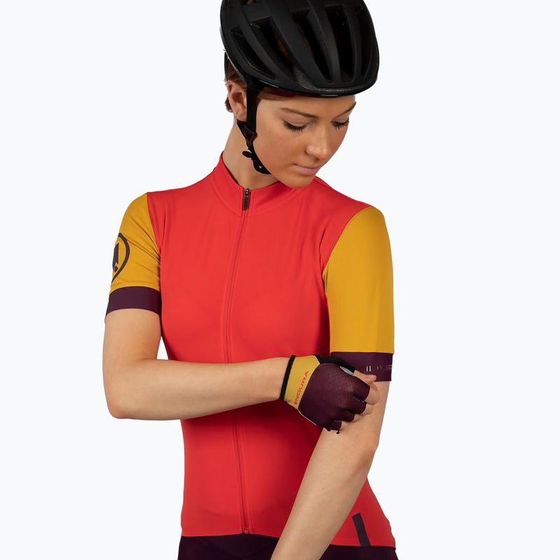 Koszulka rowerowa damska Endura FS260 II W pomegranate 5