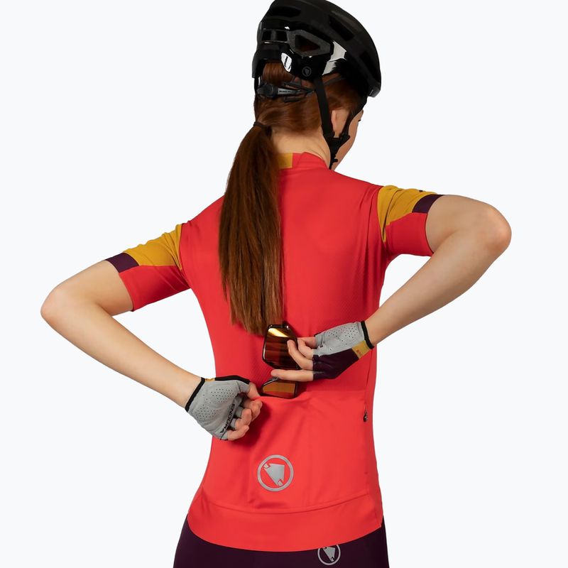 Koszulka rowerowa damska Endura FS260 II W pomegranate 6