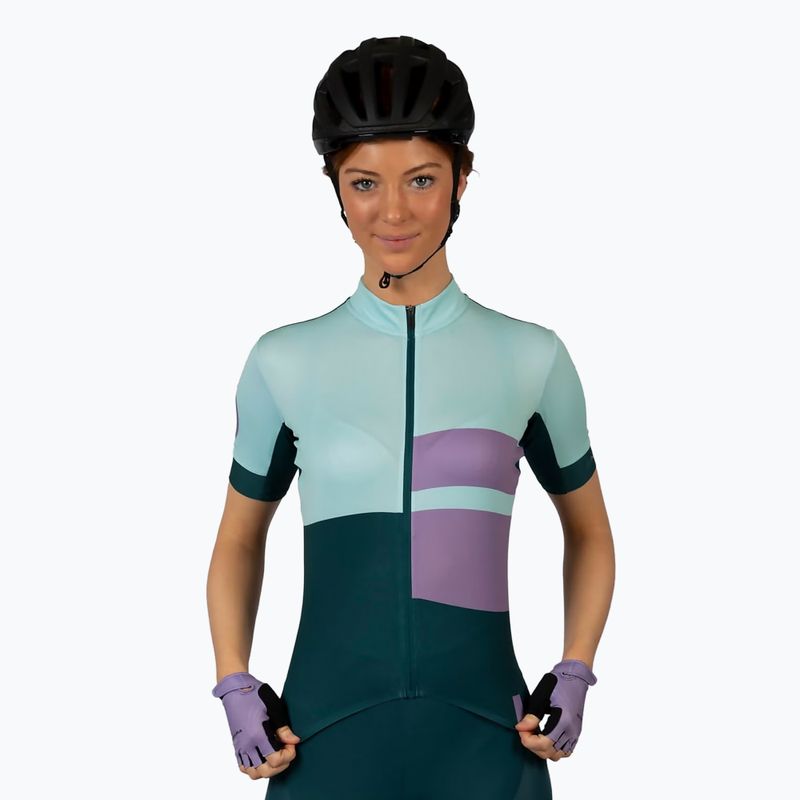 Koszulka rowerowa damska Endura FS260 Print W violet